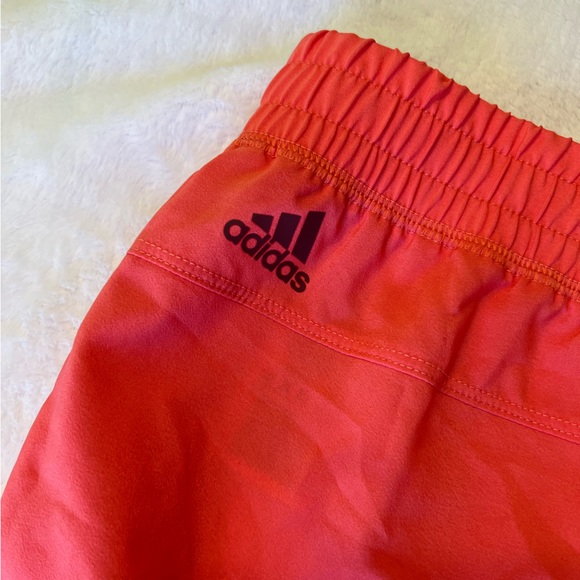 Adidas Pacer Snap Training Shorts Coral Pink - Picture 6 of 13